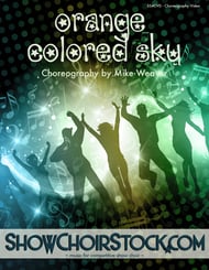 cover Orange Colored Sky - Choreography Video Digital File choral sheet music cover